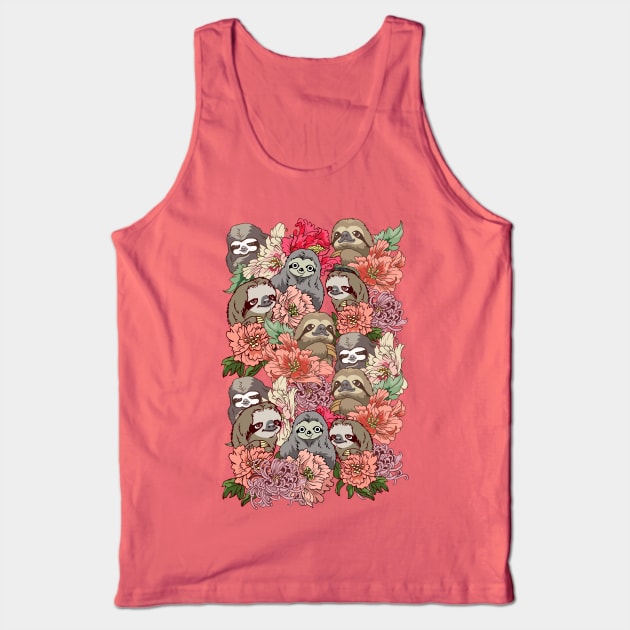 Because Sloths Tank Top by huebucket